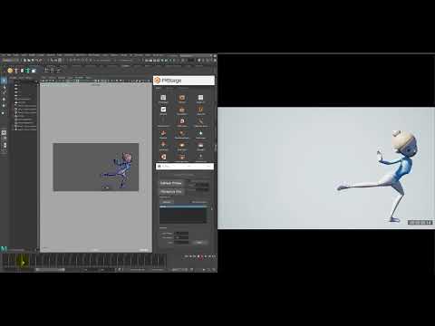 Import Motion to Advanced Skeleton in Pistage 3. Live Link Maya to Unreal Engine