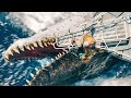 Epic Chase Mosasaurus VS Boat Jurassic World Rebirth Clip 2025