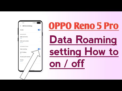 OPPO Reno 5 Pro Data Roaming setting How to on / off