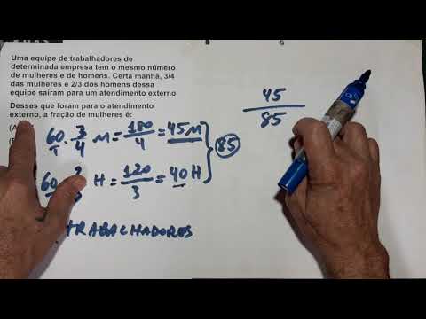 Uma equipe de trabalhadores de determinada empresa VIDEO 46