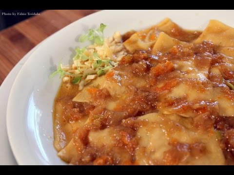 Chicken ravioli (fresh pasta)