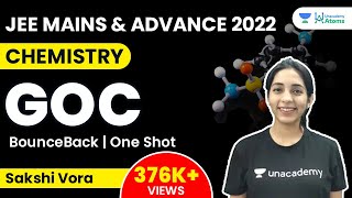 GOC One Shot | #BounceBack Series | Unacademy Atoms | JEE Chemistry | Sakshi Vora