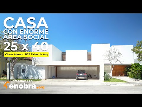 House with huge social area with double height, a terrace house|Amazing Houses| R79 Taller de Arq|P1