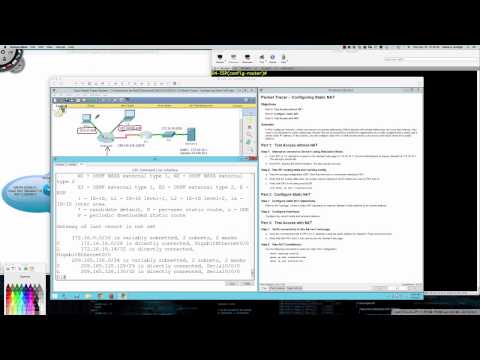 Spring 2015 - CSI258-847 (Week #4 - 04.18.2015) - Packet Tracer 5.2.1.4 (Static NAT)