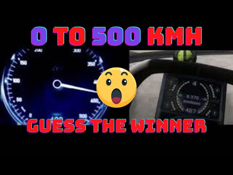 Bugatti chiron VS Koenigsegg Jesko |TOP SPEED TEST 310 MPH (500 kmh) 2022