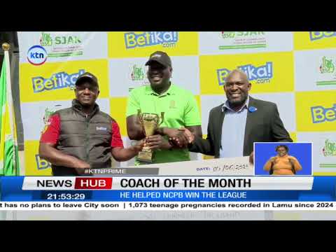 The Coach of the Month award goes to coach Brian Matthews of NCPB