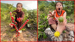 Survival Skills: SMART idea and USEFUL with single mom in forest #buschraft #camping #outdoors #idea