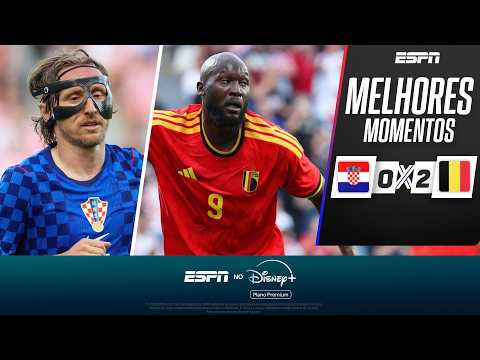Gols e lances de Croácia x Bélgica