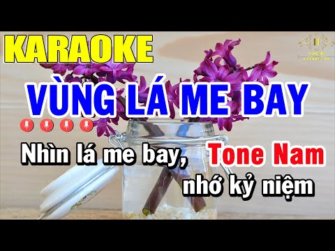 Vùng Lá Me Bay Karaoke Tone Nam Nhạc Sống | Trọng Hiếu