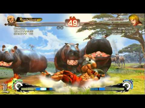 ★ SUPER STREET FIGHTER IV : AE | Stratosqq (Gouken) vs. XqzMe1337 (KEN / ME) { HD/GER/PC }