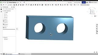 Using Hole and Thread Notes in Onshape