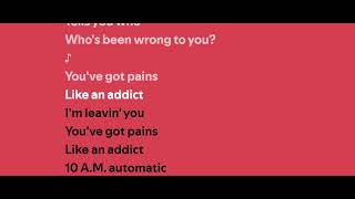 Black Keys 10 am Automatic lyrics