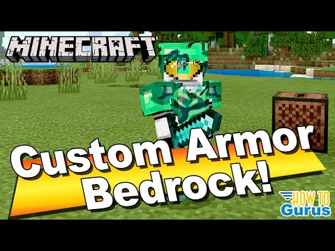 HTG George - How You Can Make Custom Minecraft Armor Texture Pack in Minecraft Bedrock Edition