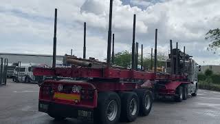 Scania R580 V8 / LOGGING TRUCK / 6X4 / RETARDER / 2XBIG AXLE / PALFINGE t&oslash;mmervogn | Billede 4 - Autoline