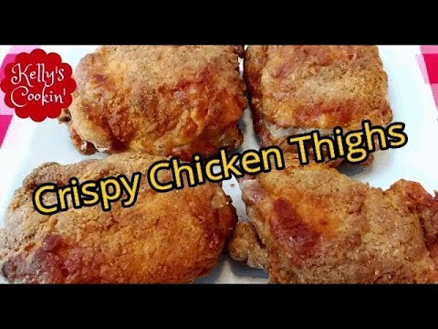 Air fryer Crispy Chicken Thighs - Andy's Hot and Spicy Breading
