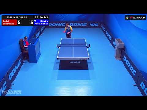 13:40 Serhii Skachenko  - Dmytro Alieksieienko 15.09.2023 TT Euro.Cup Ukraine Master. TABLE 4