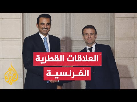 أمير قطر والرئيس الفرنسي يبحثان في باريس جهود وقف إطلاق النار في غزة وسبل إدخال المساعدات الإنسانية
