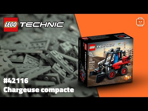 Vidéo LEGO Technic 42116 : Chargeuse compacte