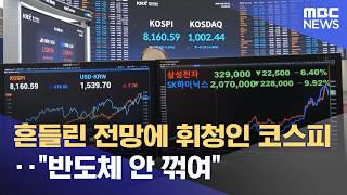 흔들린 전망에 휘청인 코스피‥"반도체 안 꺾여" (2026.06.06/뉴스투데이/MBC)