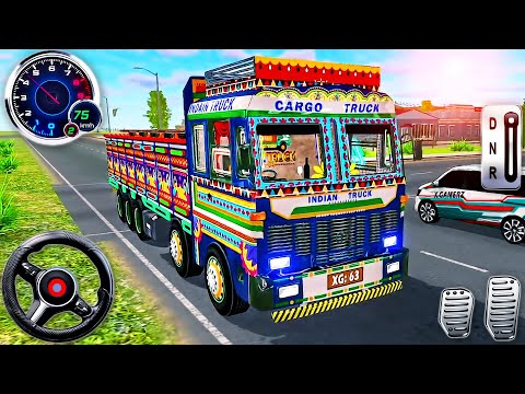 Indian Cargo Truck Driving Simulator - Offroad Truck Ashok Lorry Driver 3D - Android GamePlay