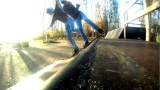 preview picture of video 'rēzekne skateboarding + frame freeze.GOPRO HERO HD'