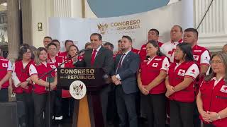 Diputados buscan reconocer jurídicamente a la Cruz Roja Guatemalteca por medio de una Ley