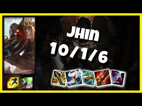 Jhin vs Ezreal BR Challenger BOT (10/1/6) - v10.25