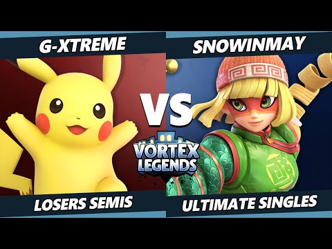 Vortex Legends 23 Losers Semis - G-XTREME (Pikachu) Vs. SnowInMay (Min Min) SSBU Ultimate Tournament