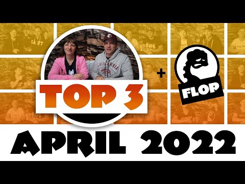 Die Spieledinos Top 3 & Flops Brettspiele im April Was hat Spaß gemacht und was nicht.
