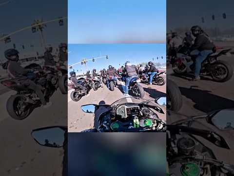 Kawasaki Ninja H2 Rev Reaction🤯Credit@_james_boothroyd_