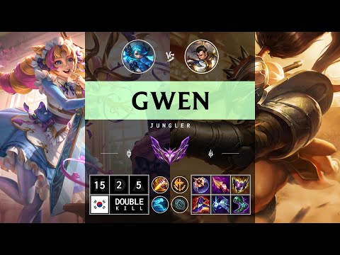 Gwen Jungle vs Xin Zhao - KR Master Patch 14.12