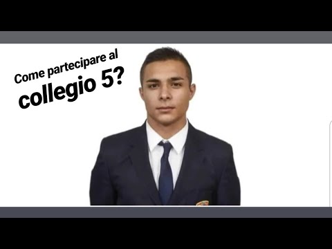 COME PARTECIPARE al  COLLEGIO 5 / Evan Nestola