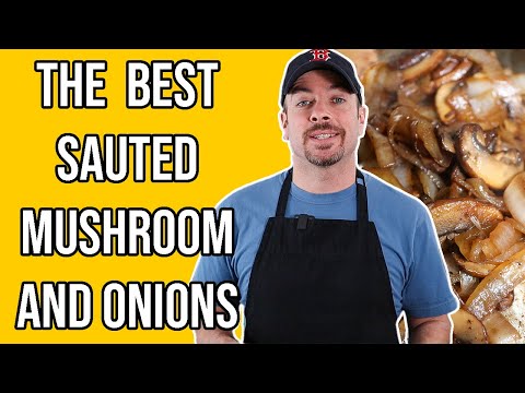 How to Saute Mushrooms and Onions | Simple and Fast