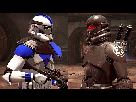 Arc Troopers vs Purge Troopers - STAR WARS JEDI FALLEN ORDER NPC Wars