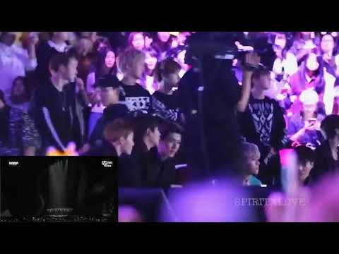 Kpop BTS & TTS ft Exo Reaction to Bigbang [MAMA]  Fancams Part 3