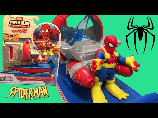 SPIDERMAN Spider Boat toy review and unboxing video Marvel Superheroes