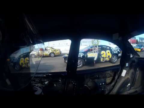 Thumbnail for Crash-A-Rama Holland Speedway 100 lap enduro race 6-17-2017 in car with 1st place car #3 Part 1 of 2 by Holland Car