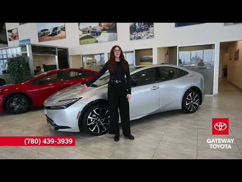 2026 Toyota Prius Plug-In Hybrid XSE Premium Auto in Cutting Edge Silver for sale at Gateway Toyota in Edmonton, AB