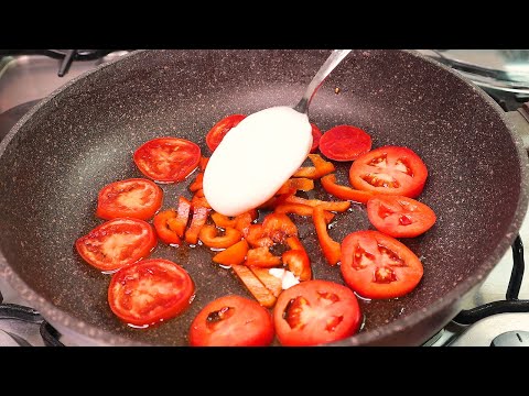 Do you have tomatoes, meat and onions? You will love this recipe! Delicious dinner # 192