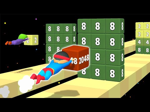 Super Stack 2048 - New Game Cube Merge 3D