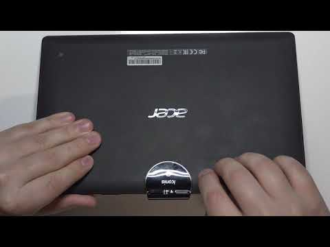 How to Install SIM & SD Card in ACER B3-A40 Iconia One 10 – Insert SD Card