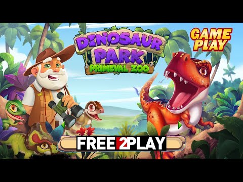 Dinosaur Park – Primeval Zoo ★ Gameplay ★ PC Steam [ Free to Play ] zoo simulator Game 2022