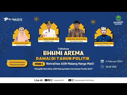 BHUMI AREMA DAMAI DI TAHUN POLITIK EPISODE 5 - NETRALITAS ASN MALANG HARGA MATI!