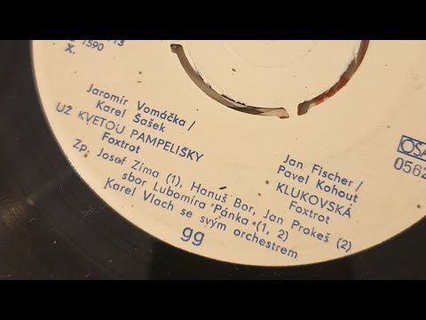 Už Kvetou Pampelišky - spieva Josef Zíma, Orchester Karla Vlacha / Hrá gramofón Tesla