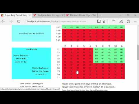 Why learn an easy-to-memorize simplified blackjack basic strategy?