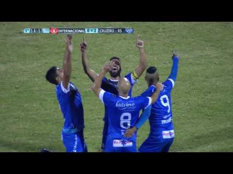 Internacional 1 x 2 Cruzeiro RS   Melhores Momentos   29 03 2017