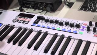 Video thumbnail for M-Audio Code 49 Keyboard FIRST LOOK @ Namm 2015 with Getinthemix.com by GetintheMix