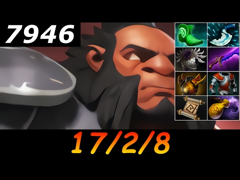 Dota 2 Axe 7946 MMR 17/2/8 (Kills/Deaths/Assists) Ranked Full Gameplay