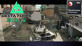 Delta Force Mobile Warfare Mode Dessert Map Max Graphics Settings - Poco X3 Pro