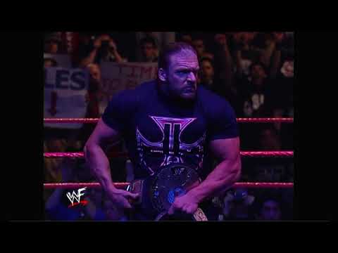 Triple H First Entrance as the Undisputed Champion after WrestleMania - 3/18/02